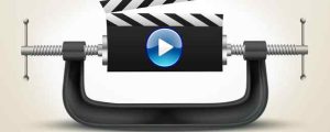 Une vidéo se fait compresser