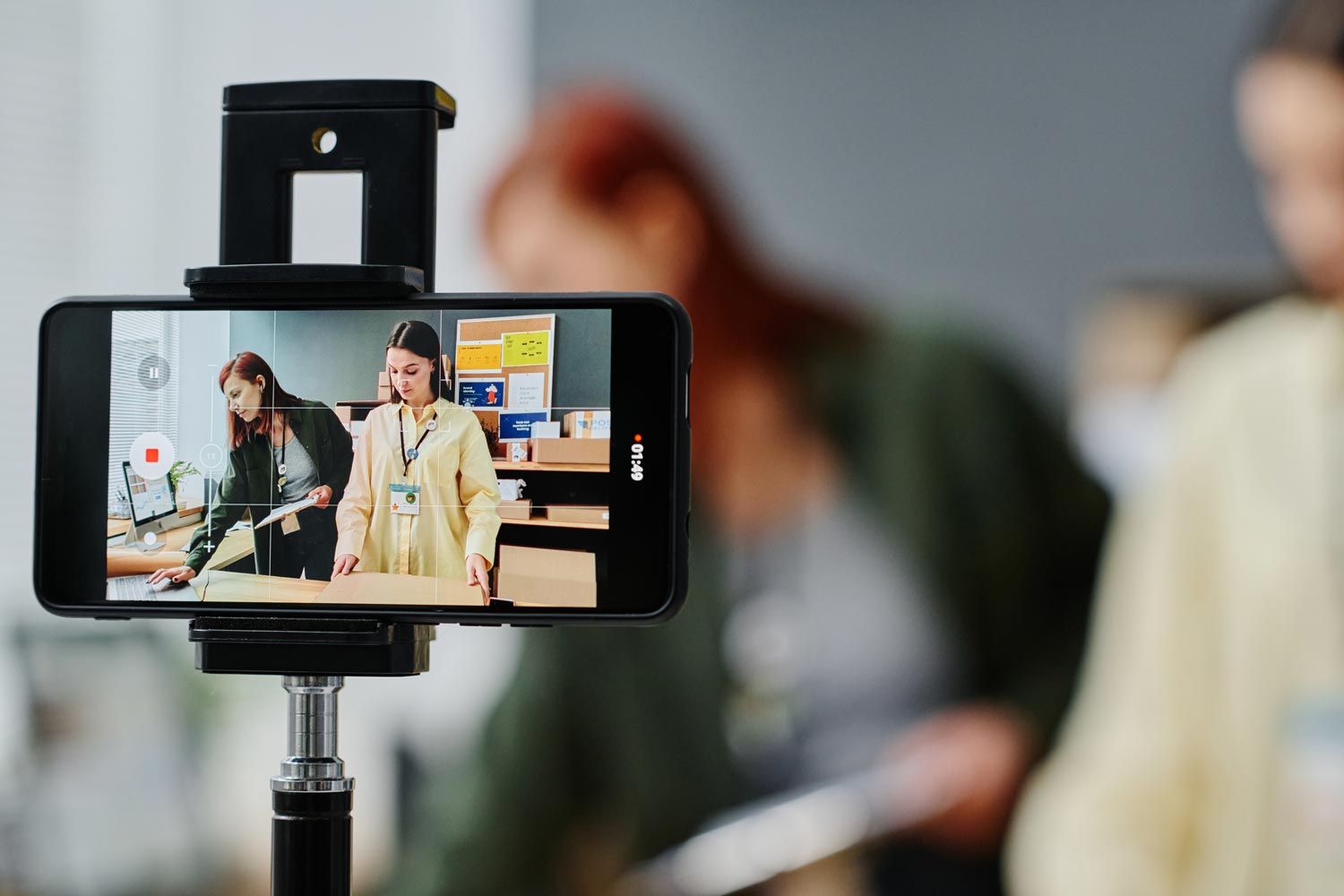 réalisation d'un film avec un smartphone